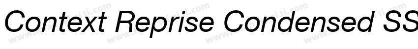 Context Reprise Condensed SSi Condensed字体转换